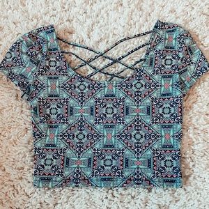 Criss-Cross Crop Top